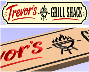 Trevor s Grill Shack sign